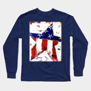 America First Star Long Sleeve T-Shirt